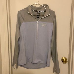 Pink work out pull over